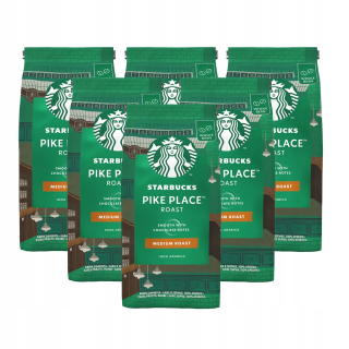 Zrnková káva -  Starbucks Pike Place Medium Roass Grainy 6x200g