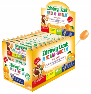STARPHARMA Zdravá lízanka ORANŽOVÁ Yum-Yum bez