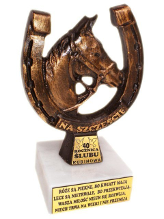 HORSESHOE SOCHA 40 výročie svadby !!!!!