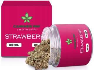 CBD - Strawberry 10% Liečenie Marihuana Sucho CBD 10G