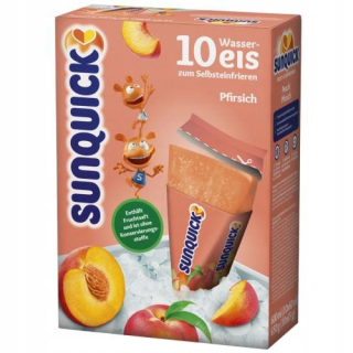 Sunquick Peach Water Ice Cream 10 ks. 55213