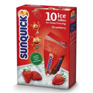 Sunquick Water Ice Cream Strawberry 10 ks. 55220