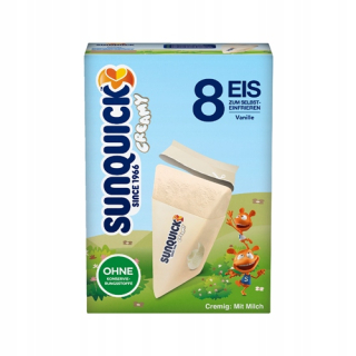 Sunquick Vanilka Zmrzlina pre zmrazenie 8 ks. 52472