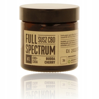 CBD - Druso z konope Budha čerešní 8% CBD 3G Full Spectrum