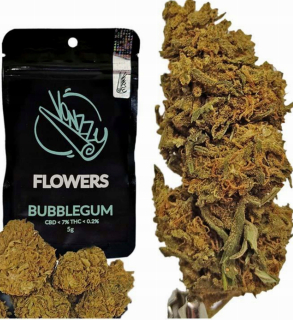 CBD - Spooky konopné kvety CBD vonzzy Flowers Bubblegum 5