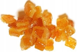 Sušená koža s oranžovou cukrovou 1KG