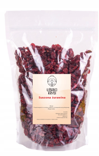 Sušené ovocie - Sušené brusnice 1kg Prírodné zníženie kvality z USA