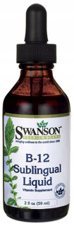 Swanson B12 Kvapalina 59 ml Complex vitamínu B