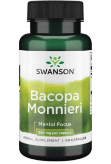 VÝŤAŽOK SWANSON BACOPA MONNIERI 250mg PAMÄŤ x 90
