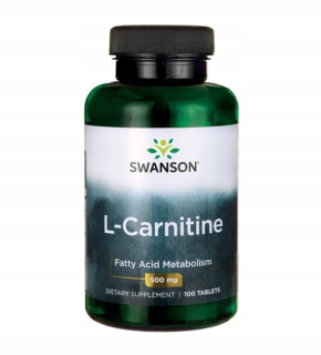 Swanson L-Carnitín 500 mg Silný spaľovač tuku