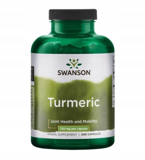 Swanson Turmeric 720mg Kurkumina Kurkuma X 240 KAP