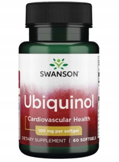SWANSON UBIQUINOL 100mg Q10 KANEKA ANTIOXIDANT 60