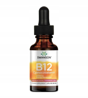 Swanson Vitamín B12 Witwa vtip. B-12 kvapky 59