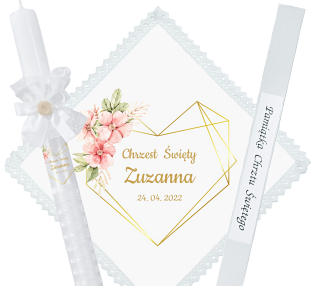 Doplnky na krst - Pamätná kniha Kniha Gold Communion Chaplet + Meno