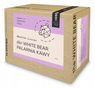Zrnková káva - ČERSTVÁ Brazílska káva z bieleho medveďa 250g