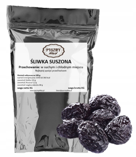Sušené ovocie - ČERSTVÉ, SUŠENÉ SLEVY 1 KG BEZ SADY NA SLIVKY