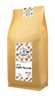 Zrnková káva - Čerstvo pražené kávové zrná caffe favorit 1kg