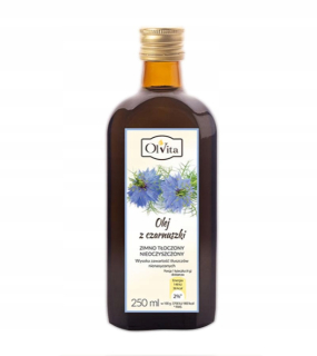 Čerstvý non-nierf čierny olej. 250ml O'LVita