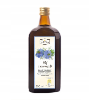 Čerstvý non-nierf čierny olej. 500ml O'LVita