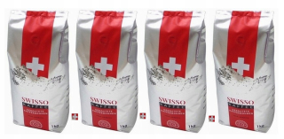 Zrnková káva - Swisso Kaffee 100% Arabica Coffee 4 kg