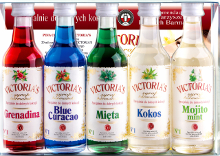Victoria's Barman Sirup pre kokteilové nápoje 5x50
