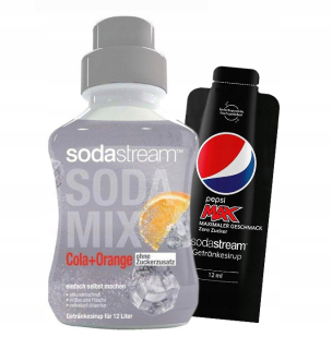 SYRUP COLA ORANGE ZEROUNDÁTORA SOUTRÁTORA SOUTRATER SODAPREAM