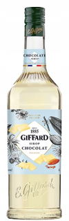 PRÍCHUŤOVÝ CUKOROVÝ SIRUP BIELY ČOKOLÁDOVÝ GIFFARD 1L