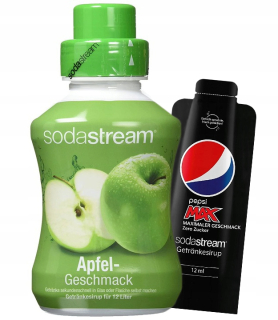 Apple sirup pre Sodastream Saturator sa koncentruje