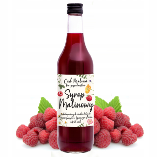 Raspberry sirup z malinovej prírody Premium Raspberry Juice