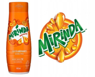 SYRUP MIRINDA Koncentrovaný Sodastream Saturator Set Saturat