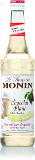 Sirup monin bielej čokolády