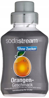Oranžový sirup bez sodárového saturátora cukru