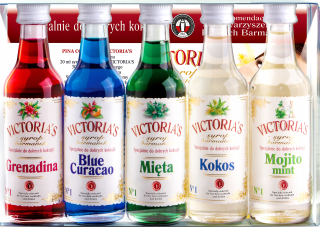 VICTORIA'S BARMAN SIRUP PRE KOKTAILY 5x50