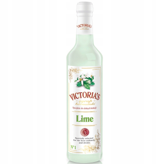 Sirup Victoria Barmain pre kávové nápoje vápno