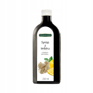 Gingerový sirup s citrónom 250 ml Premium Rosa