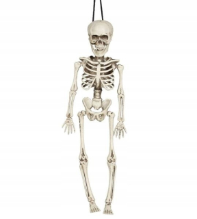 Halloween - Závesné kostrové fiestas giirca plast 40 cm