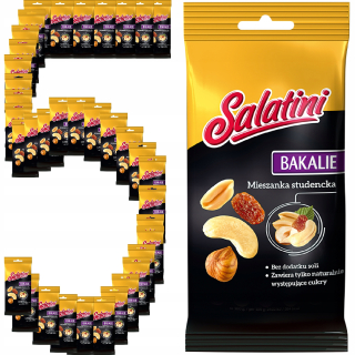 Študentská zmes Salatini MIX arašidov 50x 40g