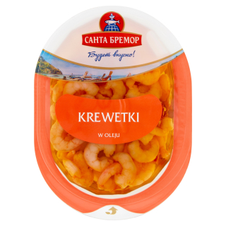 Santa Bremorské krevety v oleji 150 g
