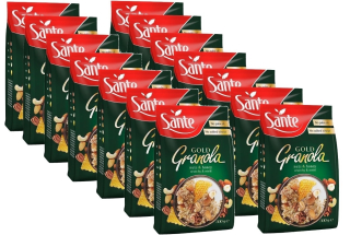 Sante arašidové granoly Gold Petals Walnut 300gx14