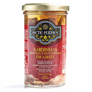 Sardinky bez pokožky a nity v Oliwa Sete Mares 250g