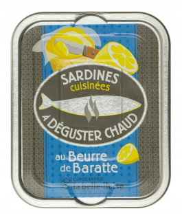 Sardines pečené s teplým maslom 230g