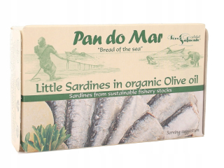 Sardinky v bio olivovom oleji z olivového mar 120g