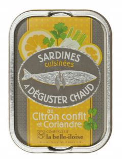 Teplé sardinky s citrónom 115g