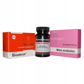 Testosterón - Sarm 3 Pack Strong Set of Winstroll Steroids Power