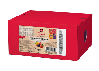 Schwartau 100 x 25 G Hotel Jams Raspberry Fruits