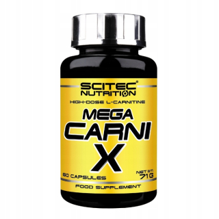 Spaľovač tuku - SCITEC MEGA CARNI-X - 60 čiapky.