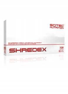 Spaľovač tuku - Scitec Shredex 108Caps chudnutie horák