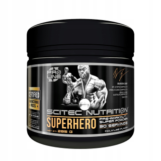 SCITEC Superhrdina 285G Pre-cvičenie COLA-LIMONKA