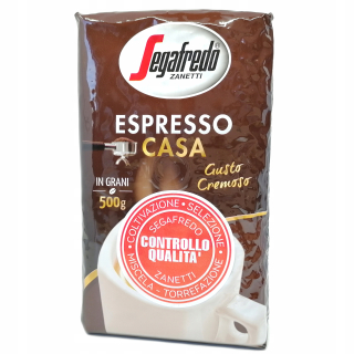Zrnková káva - Kávové zrná Segafredo Espresso Casa 500 g