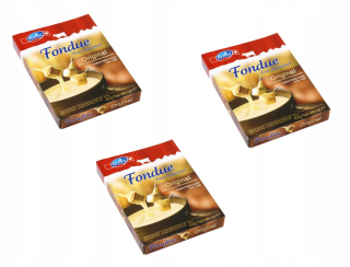 Syr fondue 3 ks, každý 400g.